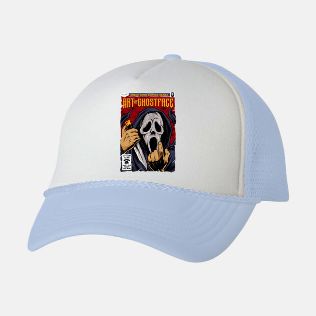 Art Of Ghostface-unisex trucker hat-spoilerinc