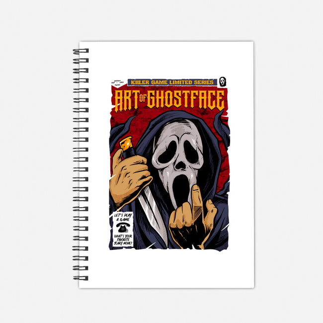 Art Of Ghostface-none dot grid notebook-spoilerinc
