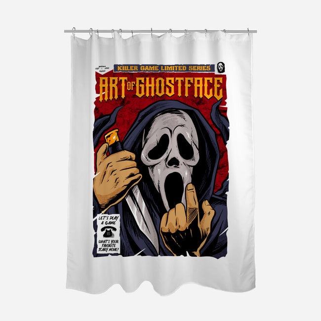 Art Of Ghostface-none polyester shower curtain-spoilerinc