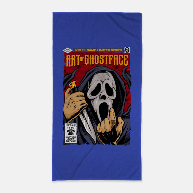 Art Of Ghostface-none beach towel-spoilerinc