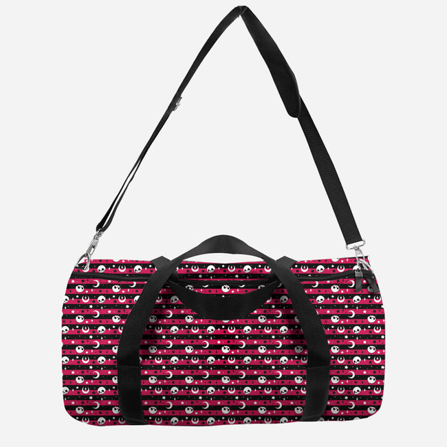 Sweet Pink Skull-none all over print duffle bag-Snouleaf