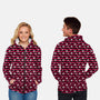 Sweet Pink Skull-unisex all over print zip-up sweatshirt-Snouleaf