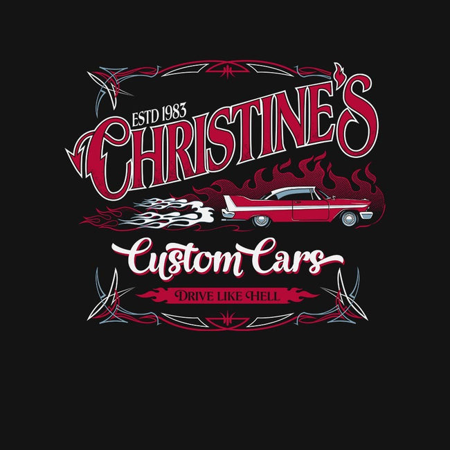Christine's Custom Cars-womens basic tee-Nemons