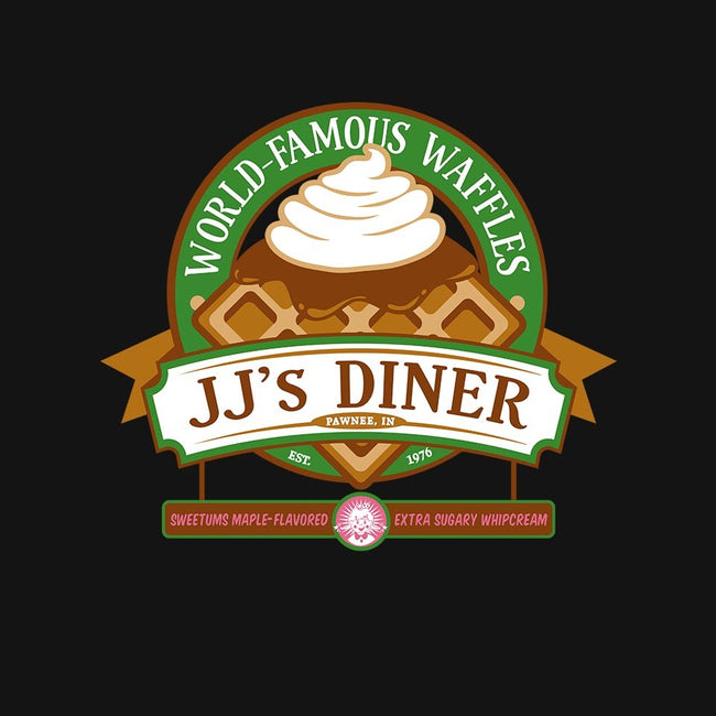 JJ's Diner-womens fitted tee-DoodleDee