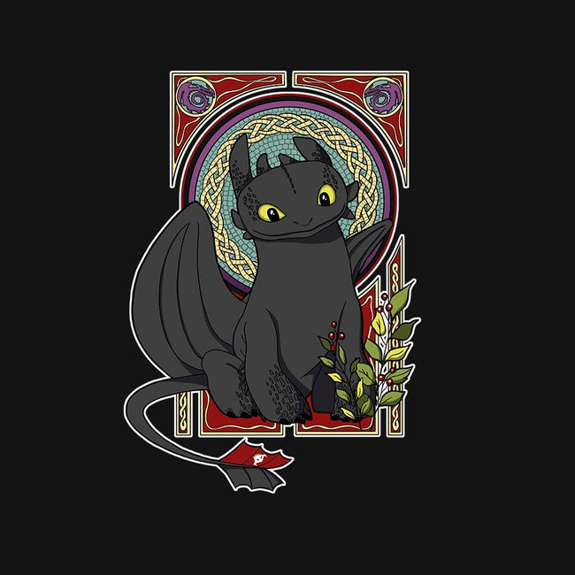 Dragon Nouveau-womens basic tee-adelaidelia