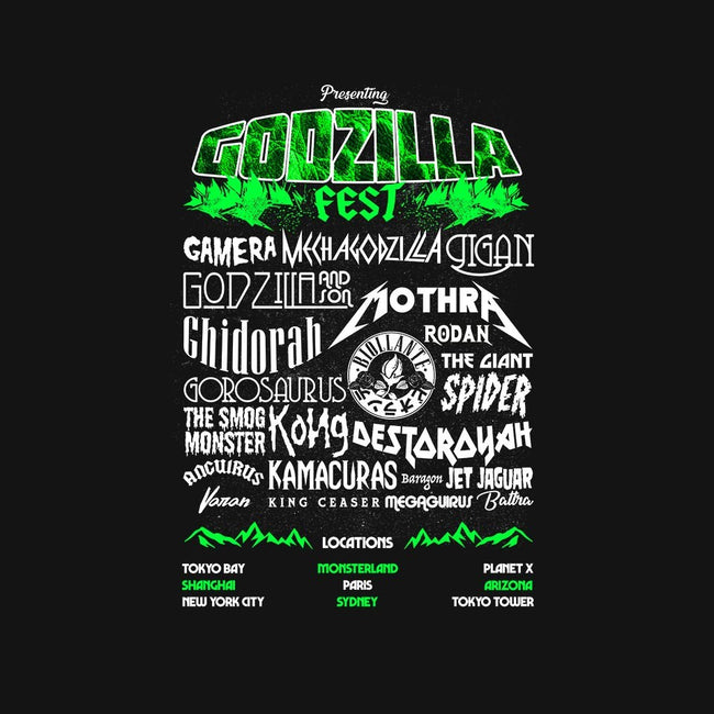 Godzilla Fest-womens basic tee-rocketman_art