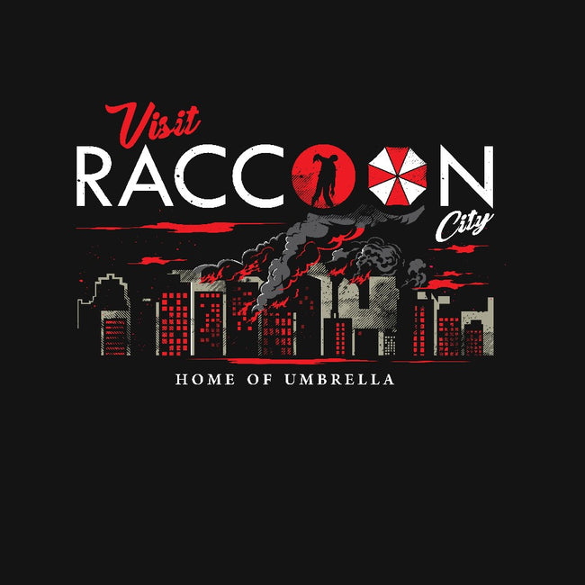 Visit Raccoon City-womens basic tee-arace