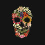 Floral Skull Vintage-womens basic tee-tobefonseca