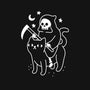 Death Rides A Black Cat-unisex zip-up sweatshirt-Obinsun