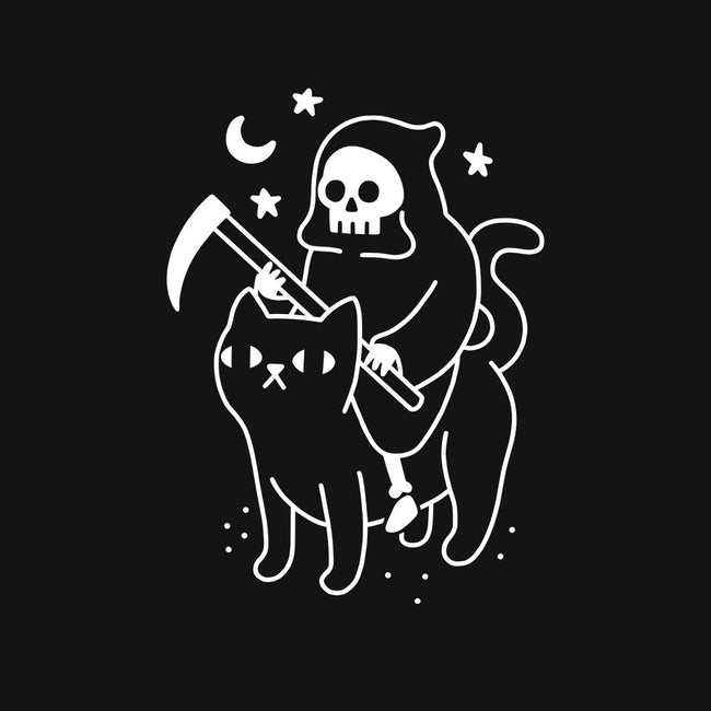 Death Rides A Black Cat-unisex basic tank-Obinsun