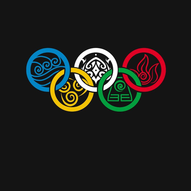 Bending Olympics-womens fitted tee-KindaCreative