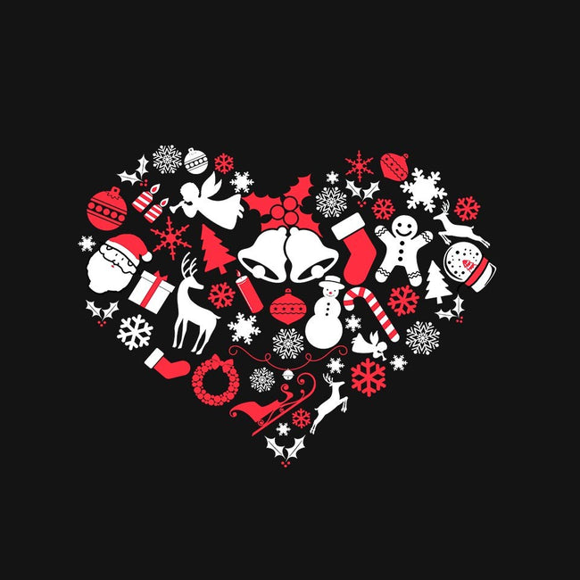 Love Christmas-womens basic tee-neverbluetshirts