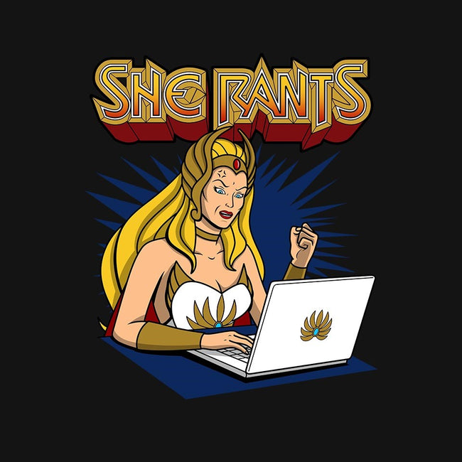 She Rants-womens fitted tee-Boggs Nicolas