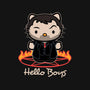 Hello Boys-womens fitted tee-Matt Parsons