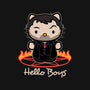 Hello Boys-womens fitted tee-Matt Parsons