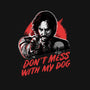 Don't Mess With My Dog-unisex basic tank-eduely