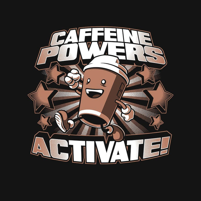 Caffeine Powers, Activate!-mens long sleeved tee-Obvian