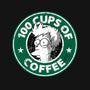 100 Cups of Coffee-youth basic tee-Barbadifuoco