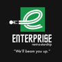 Enterprise Rent-A-Starship-womens fitted tee-NomadSlim