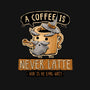 A Coffee is Never Latte-unisex basic tank-Hootbrush