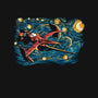 Starry Bebop-womens fitted tee-ddjvigo
