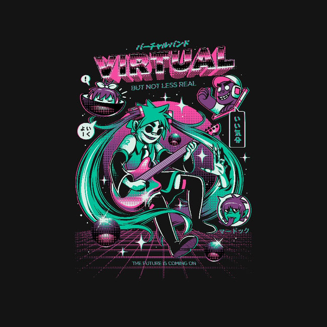 Virtual Band-unisex zip-up sweatshirt-ilustrata