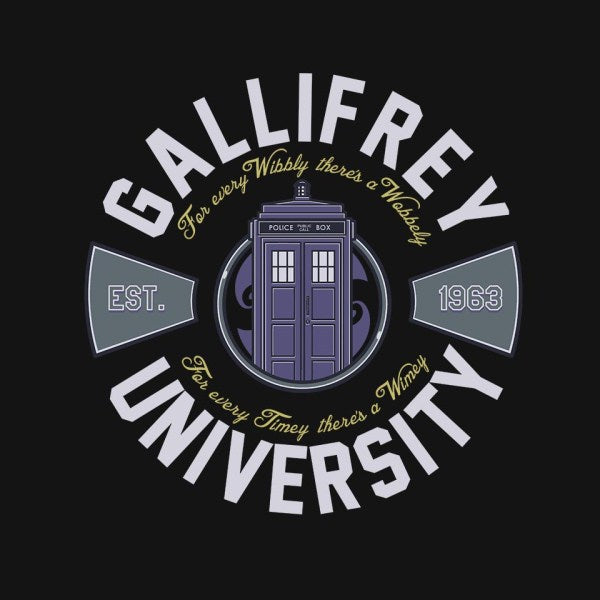 Gallifrey University-mens long sleeved tee-Arinesart