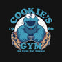 Cookies Gym-womens fitted tee-KindaCreative