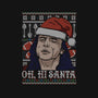 Oh Hi Santa-mens long sleeved tee-CoD Designs