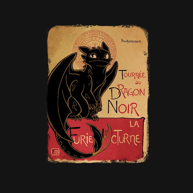 Le Dragon Noir-unisex crew neck sweatshirt-YoukaiYume