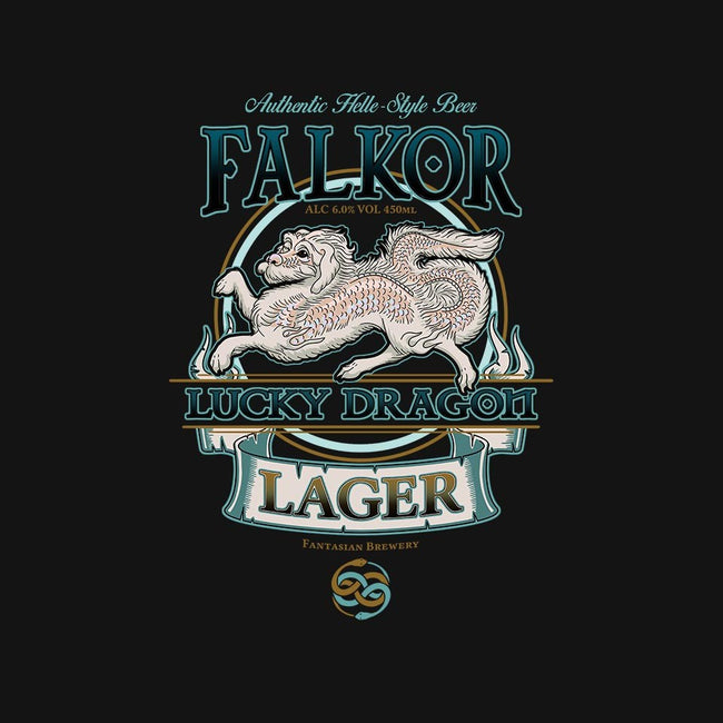 Lucky Dragon Lager-mens basic tee-etcherSketch