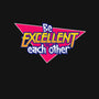 Be Excellent to Each Other-womens fitted tee-adho1982