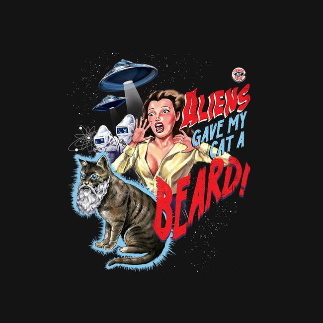 Aliens Gave My Cat a Beard-unisex zip-up sweatshirt-Steven Rhodes