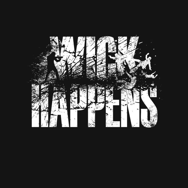 Wick Happens-mens basic tee-Bo Bradshaw