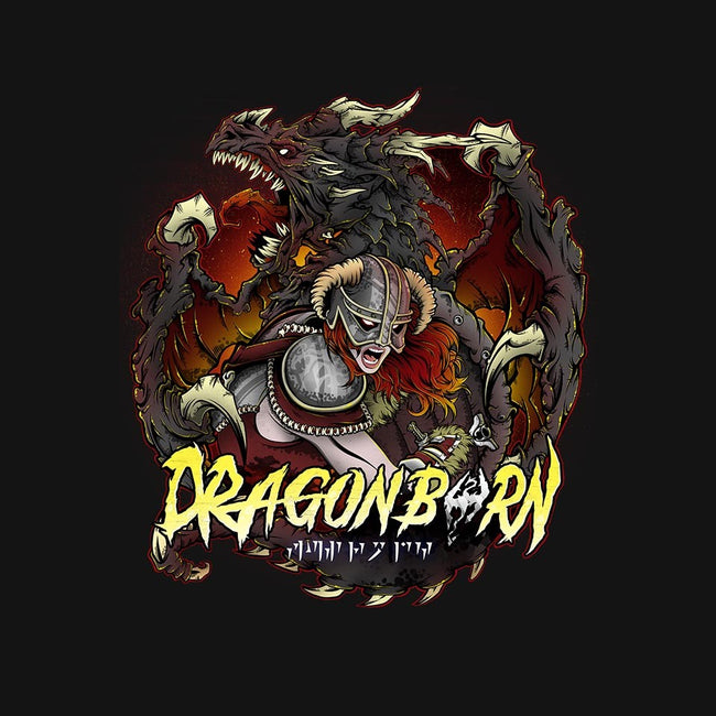 I Am The Dragonborn-womens fitted tee-Fearcheck