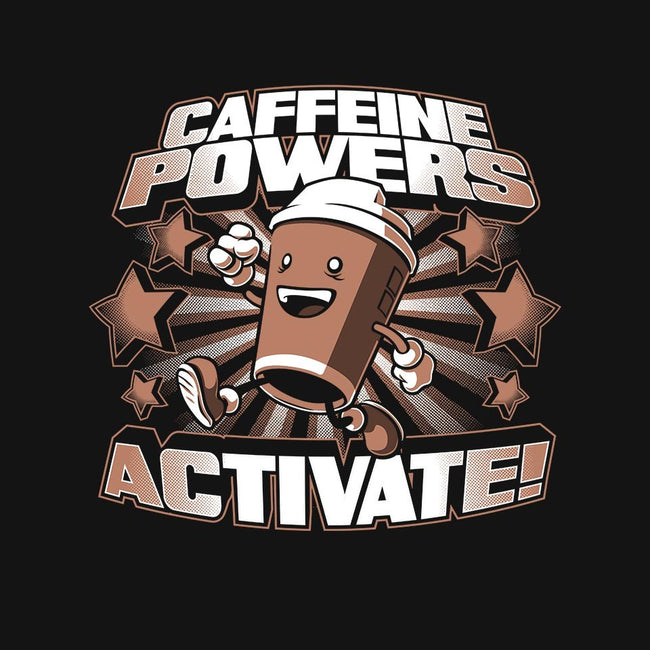 Caffeine Powers, Activate!-unisex crew neck sweatshirt-Obvian