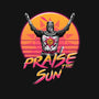 Praise the Sunset Wave-womens fitted tee-vp021