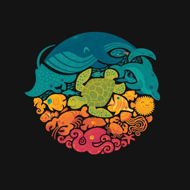 Aquatic Rainbow-unisex pullover sweatshirt-Waynem