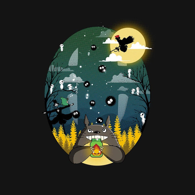 The Ghibli Bunch-womens basic tee-constantine2454