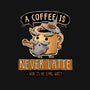 A Coffee is Never Latte-unisex zip-up sweatshirt-Hootbrush