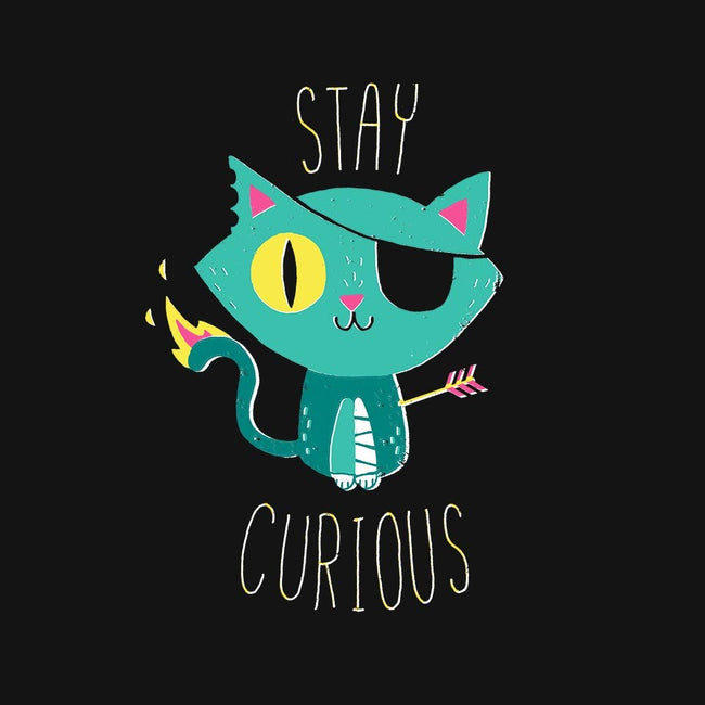 Stay Curious-mens basic tee-DinoMike