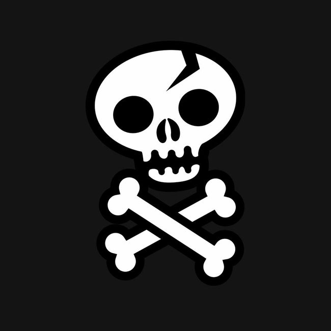 Skull and Crossbones-womens fitted tee-wotto