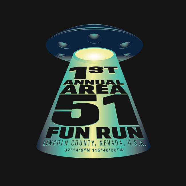 Area 51 Fun Run-womens fitted tee-mannypdesign