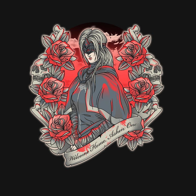Welcome Home, Ashen One-womens fitted tee-AutoSave