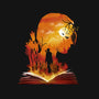 Catching Fire-womens fitted tee-dandingeroz