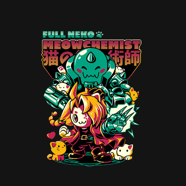 Full Neko Meowchemist-womens basic tee-ilustrata
