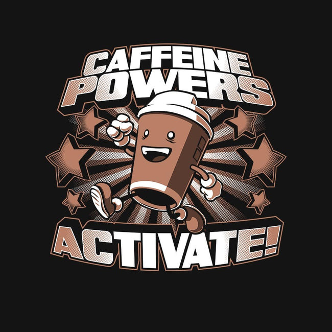 Caffeine Powers, Activate!-youth basic tee-Obvian
