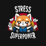 Stress is my superpower-unisex basic tank-typhoonic