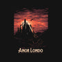 Visit Anor Londo-womens fitted tee-Mathiole