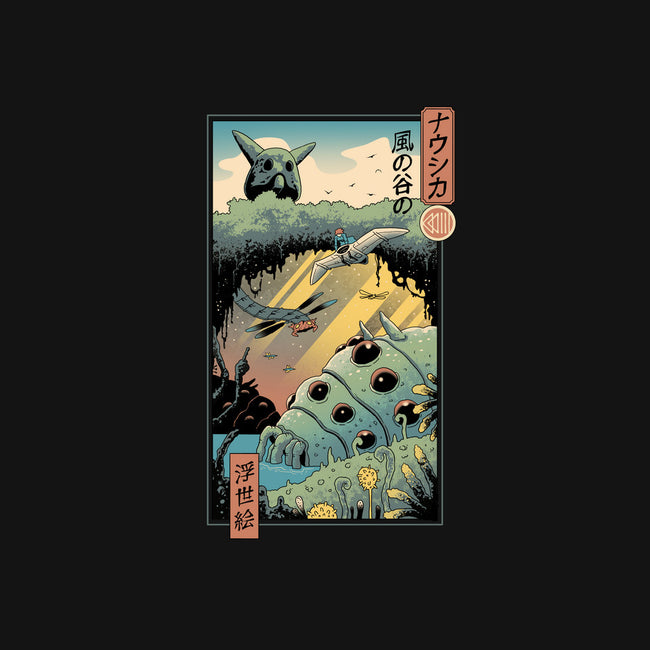 Ukiyo-E Wind Valley-womens basic tee-vp021